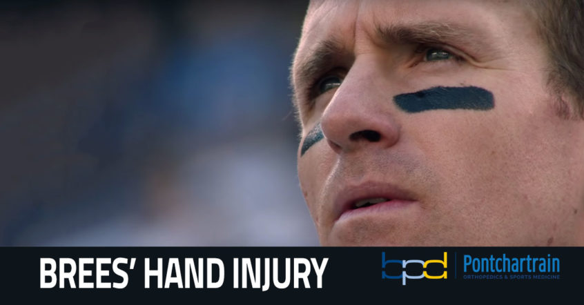 Drew Brees' Hand Injury