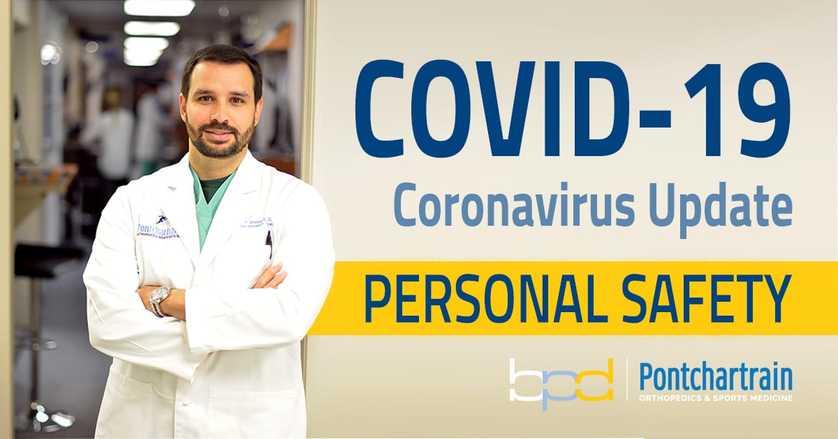 Coronavirus (COVID-19) Update - Personal Safety