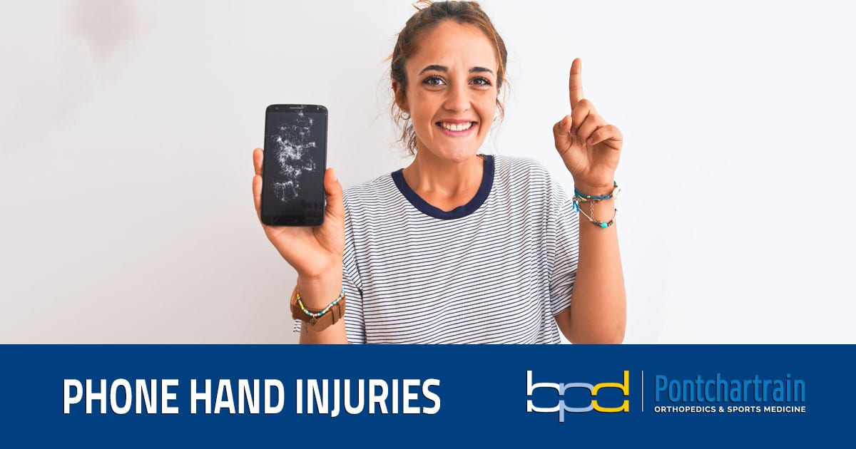 smartphone hand injuries